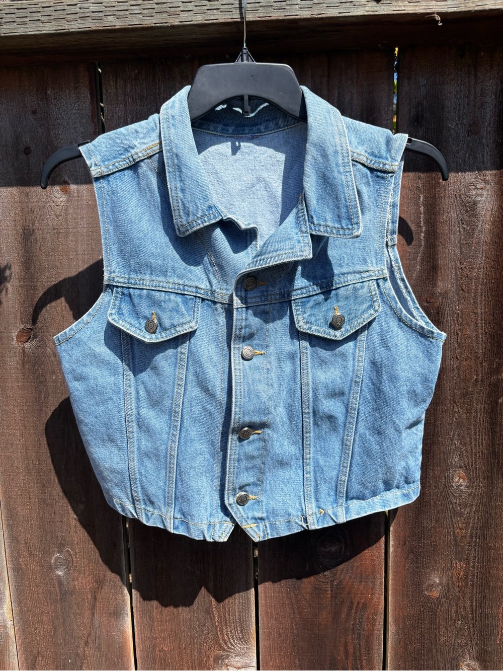 Denim vest